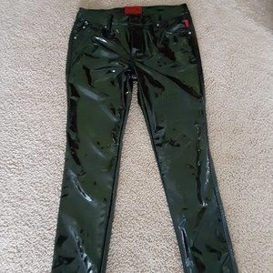 Tripp nyc shiny black pants mens size 29 womans  size 9